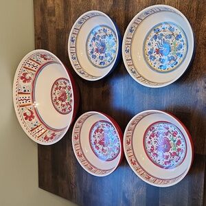 Set of Le Cadeaux bowls and large serving bowl